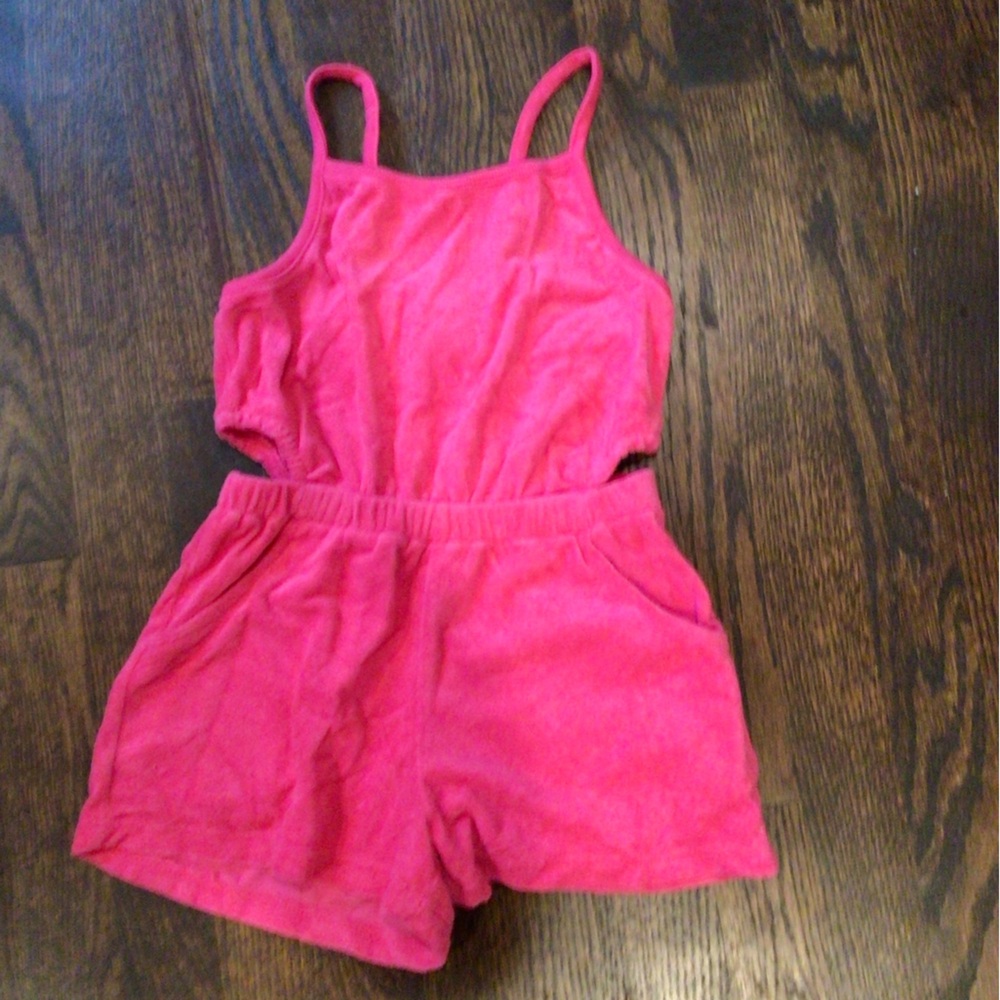 Old Navy - Loop-Terry Side-Cutout Cami Romper for Girls